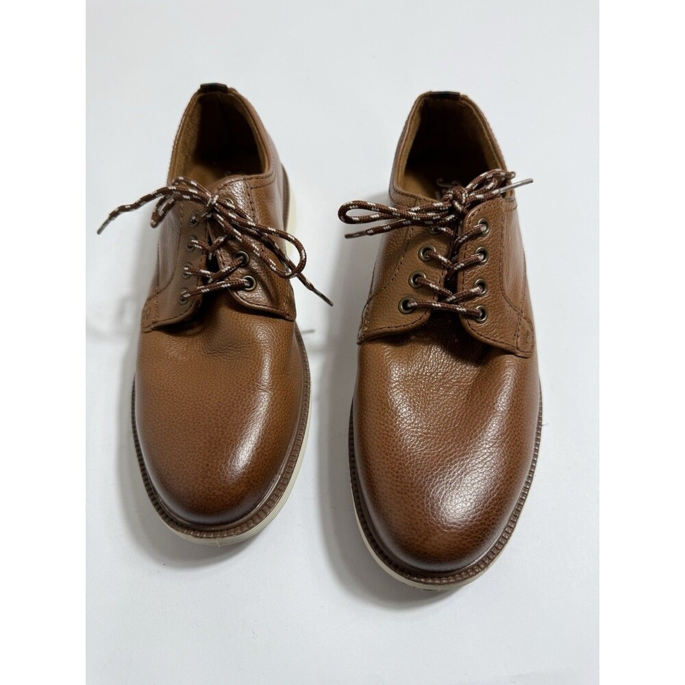 Florsheim Comfortech Plain Toe Shoes Boys Oxfords Size 2.5 M Brown Leather